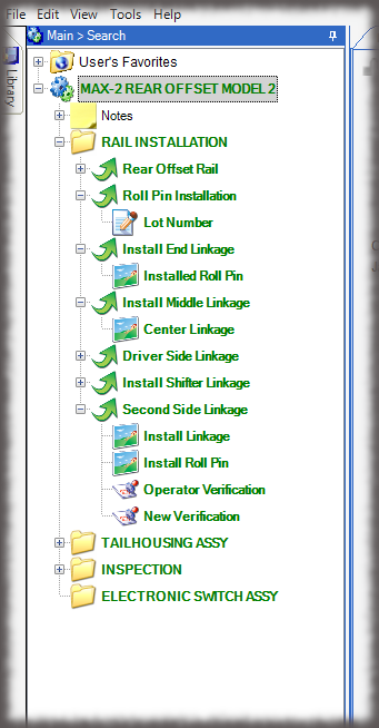 lockstep process tree view