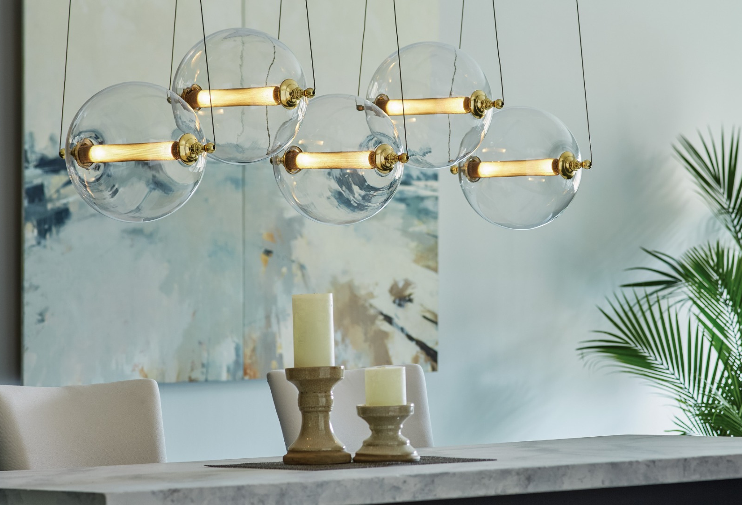 stock image from hubbardton forge of one of their upscale light fixtures